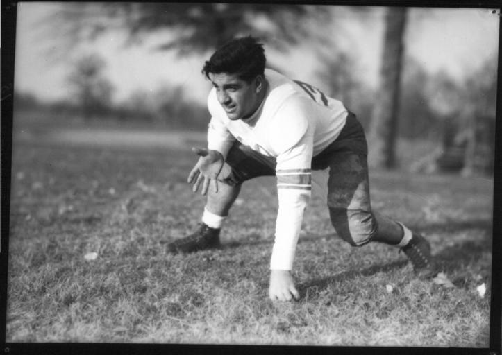 Subject (TGM): Sports; Athletes; Football players; Football uniforms; Universities and colleges; Portrait photographs; Persistent URL: digital.lib.muohio.edu/u?/snyder,2183 Subject (TGM): Sports; Athletes; Football players; Football ...