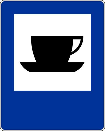 Znak D-27.svg Polish road sign D-27 Buffet or café Znak drogowy D-27 Bufet lub kawiarnia ---- Rysowany wg Załącznika http //sipdata-abc lex pl/dane/dzienniki/03/d03l81/zal1_9 pdf Konstrukcje znaków drogowych pionowych Dz U 220 poz 2181 ...