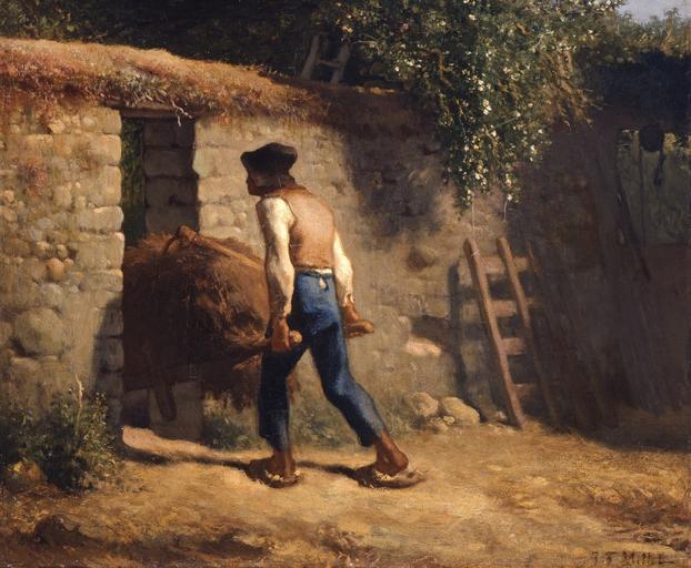 Millet - Paysan avec brouette.jpg Artwork Creator Jean-François Millet II 1848-1852 Oil on canvas cm 45 4 37 8 Institution Indianapolis Museum of Art Norb and Ruth Schaefer Sr Norb and Carolyn Schaefer Gallery - H211 object history ...
