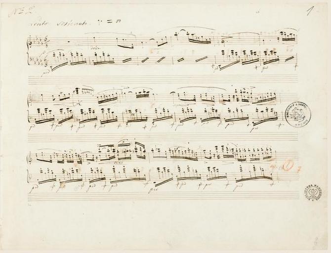 Op.27 Nocturne.jpg Artwork en Nocturne Op 27 No 2 pl Nokturn op 27 nr 2 ink paper Warsaw Institution National Library Warsaw http //en chopin nifc pl/institute/publications/facsimile/id/531 en chopin nifc pl Mus 218 Cim 1836 Creator ...