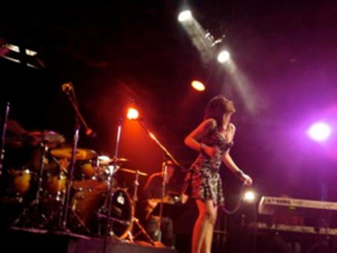 Shrutiinsidemusic.jpg Picture of India actress Shruti Haasan taken from her concert at the Banyan 2006 own 2007-12-20 Universal Hero Released into the public domain by the author en wikipedia Universal Hero Shruti Haasan